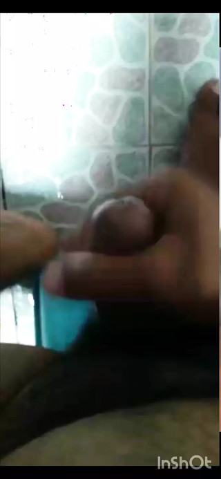 Bathroom handjob