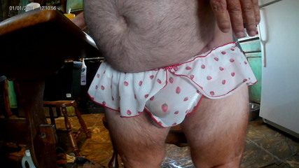 Mark Flethcher wearing panties making my cock cum