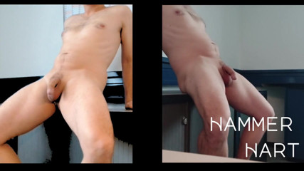 Masturbate Naked With Hard Cock &amp; Squirt Sperm