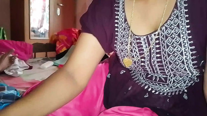 Malayali Karthi gives her husband a good blowjob by licking his penis in her mouth