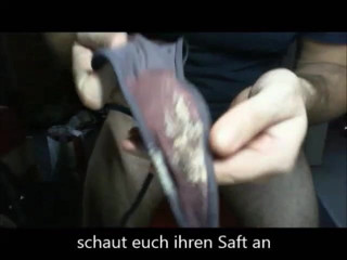 Cum on Thong String von Xhamster user wank jerk off