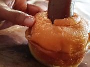 The Best Masturbation of Papi Toms Food Porn Semen with Donuts