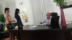 Anita and Inessa Foursome, Anal Sex, Strapon, a Mess!
