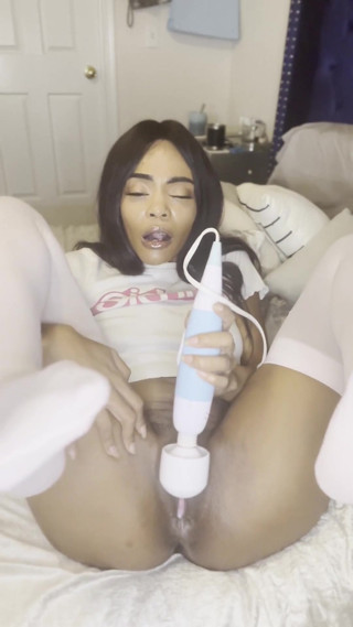 Ebony Pussy Grips Dick Tight