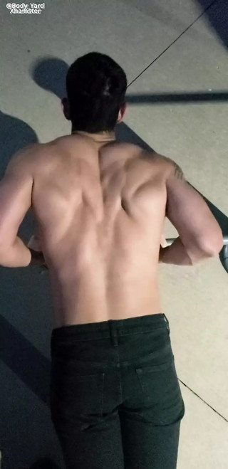 Sexy Straight Studs Back Muscles Workout Montage Fetish
