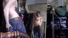 Mirror Plays Lazy Daze: Combing My Hair Topless