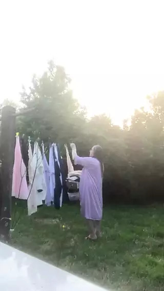 Collecting the bottoms of dresses in nightie and undressed thumbnail