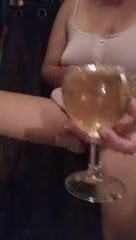 Pee into a glass 2