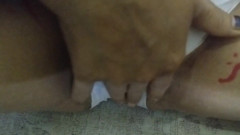 Putting Finger in Pussy and Taking Out Pussy Water