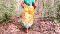 Outdoor Jungle Sex. Desi Bhabi Fucking Husbend's Small Stepbrother Big Dick in Forest. Telugu Dirty Talks.