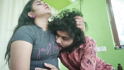 Vaishnavy dominating Sharun Raj hot romance in hotel room, Mallu couple Hot romance, Girl domination romance , Romantic couple