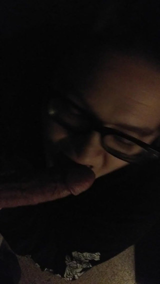 Intense blowjob
