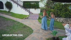 Blowing Your Load with Two Hot Blondes Karina King and Lily Blossom