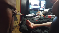 Chubby Redhead Gives Throat & Pussy
