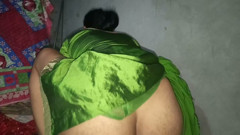 Desi Bhabhi Riding on Brotherin Law Dick in Green Saree