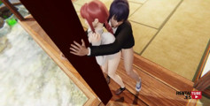 Chainsaw Man Hentai - Aki Fucks Makima While She's Clinging to the Column of Her House.