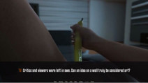 Anita's Internship - Gameplay - Roleplay - Petite Teen Masturbates with Banana and Gets Caught