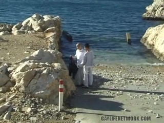 Twink Fucked Down by the Beach