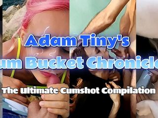 Adam Tiny&#039;s Cum Bucket Chronicles: the Ultimate Cumshot Compilation