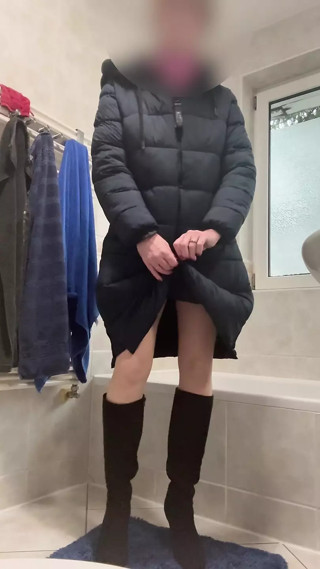Before going out into the cold, I have to heat myself up