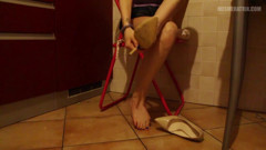 Smartphone and shoes play