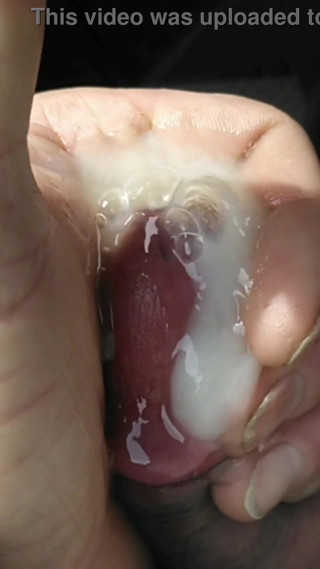 Close up of cum