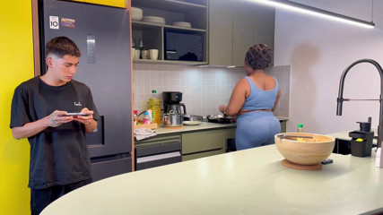 The boss should never have hired me-Danisha Milf y Angel Owenx