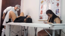 A lesbian couple went to a male gynecologist