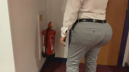 Bubble Butt Guy Walking Around