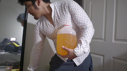 How Much Soda Can a Button up Handle?