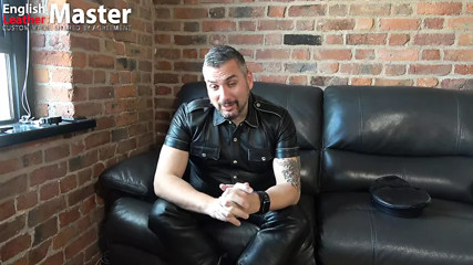 Leather Boss laughs at you for your tiny dick PREVIEW