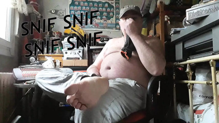 My smelly feet in my room 2