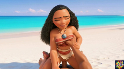 Moana's Romantic Beach Getaway – AI Animation ASMR