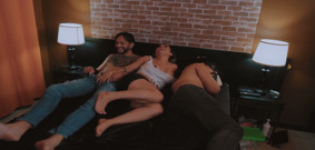Stepson Couldn't Rest Alone so He Interrupts Us in the Middle of Intercourse
