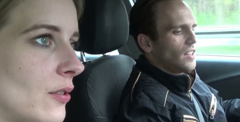 Behind the scenes to Gelsenkirchen Germany! Watch how we travel, prepare for a photovideo shoot and watch how horny we are