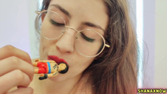 Fetish Playmobil Figurine Uvula Eaten by Giantess