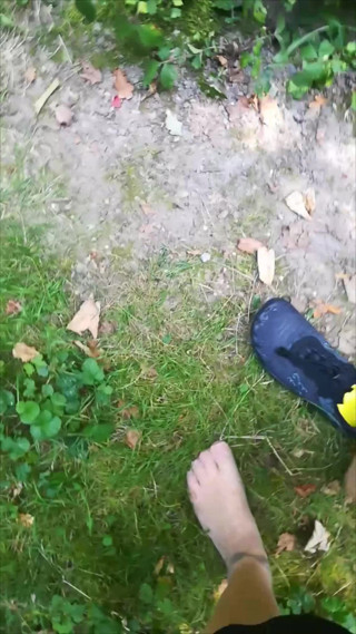 Outdoor Balancing in Pantyhose thumbnail