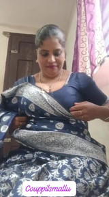 Your own aunty, shining in a saree