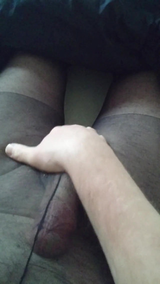 Nylonjunge and the Black Pantyhose