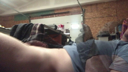 Leather Gloved Smoking &amp; Jacking
