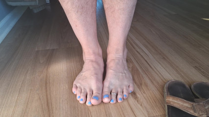 Do you like my male feet in flip flops? thumbnail