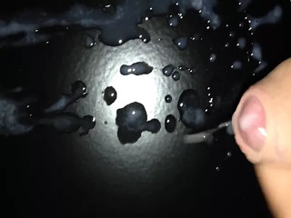 Huge cumshot close up!