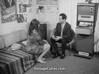 Office Clerk Tries to Find Love (1960s Vintage)