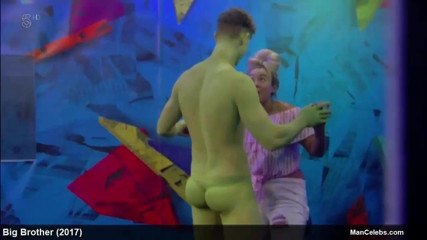 Sam Chaloner frontal nude &amp; underwear from Big Brother 2017