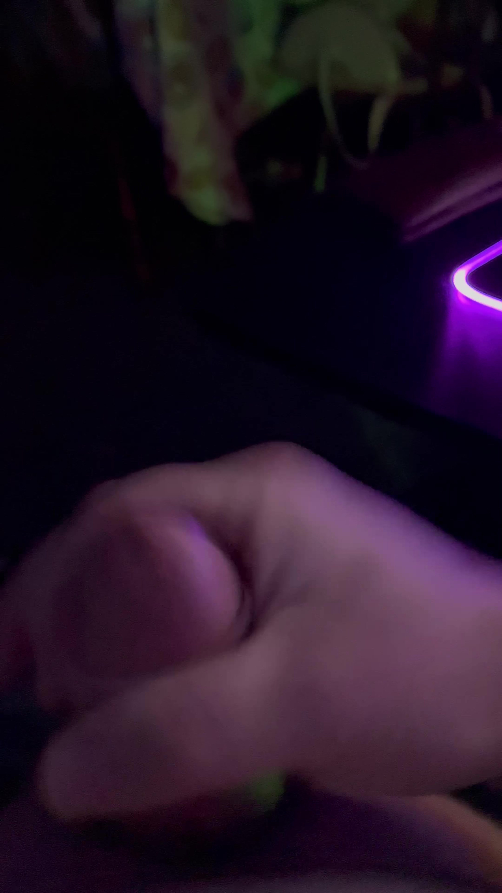 Quick cum time while jerking off