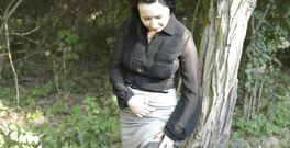 Wanking in the Park in Nylons Part 2.