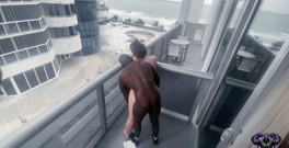 Miami Is Always Funn Check Out Some Balcony Action