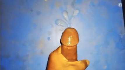 School boy playing big cock at home thumbnail