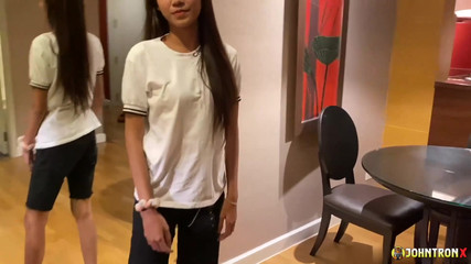 JohnTronX – Slim tattooed Asian amateur gets pounded and creampied hard