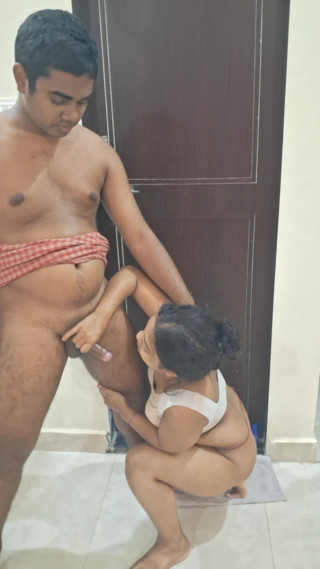 HE LOSES BET AND LOVES TO SUCK COCK AS HE ENJOYS IT